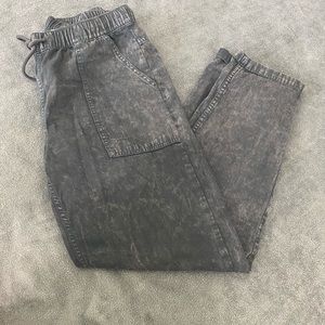 Aerie distressed cargo jogger